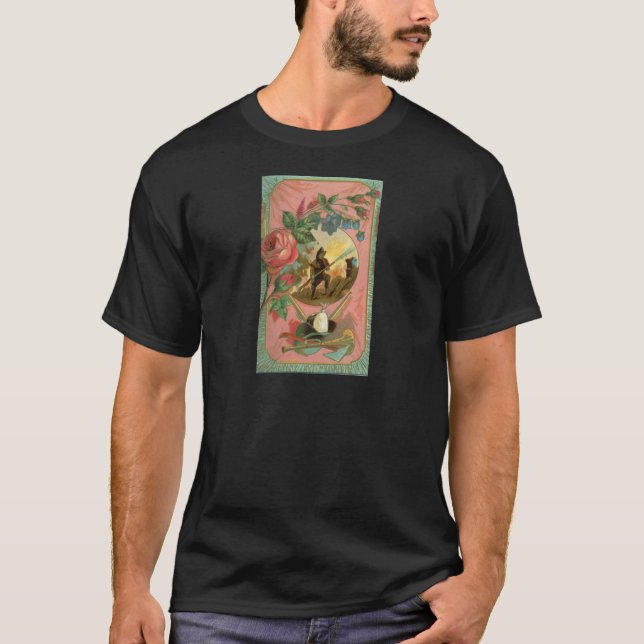 Vintage 1880's Fireman Firefighter Cover T-Shirt (Front)