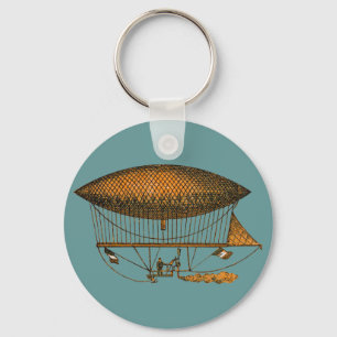 Vintage 1883 Travelling Zeppelin Key Ring