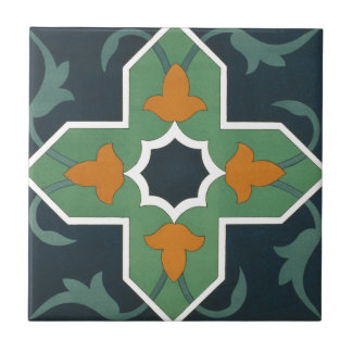 Vintage 1884 Ornamental Ceramic Art Customise Tile