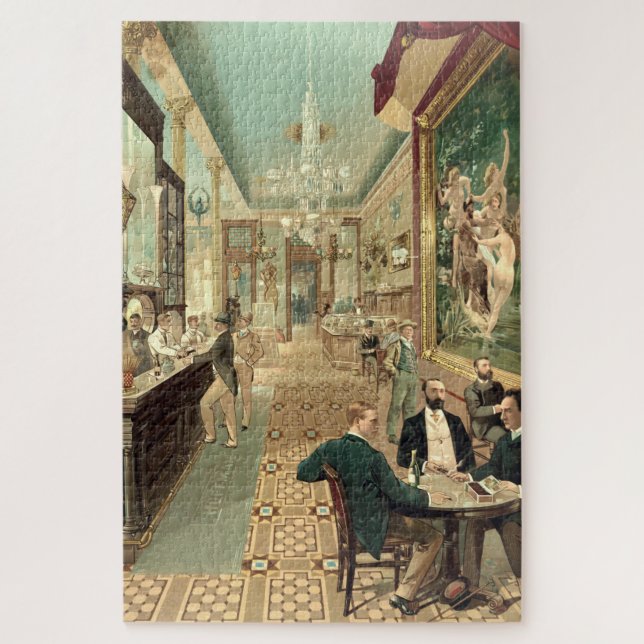 Vintage 1890 Saloon Jigsaw Puzzle (Vertical)