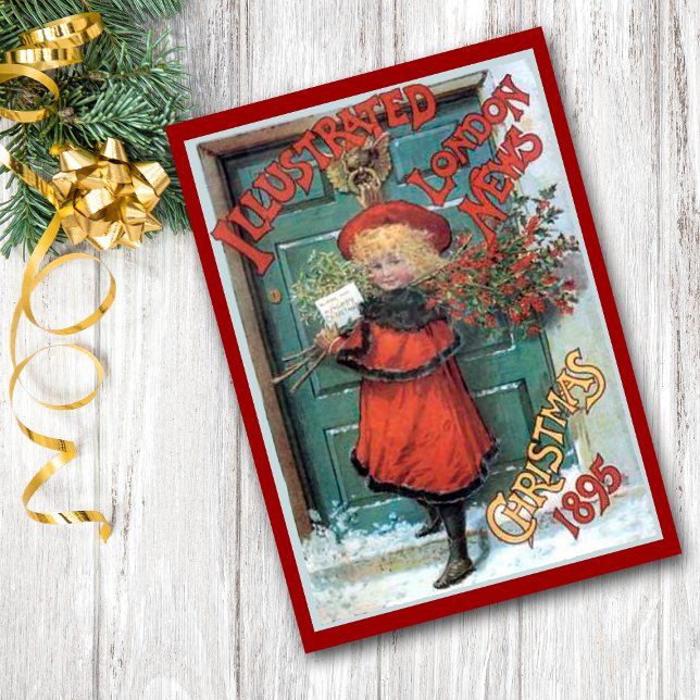 Vintage 1895 London News Christmas Card (Creator Uploaded)