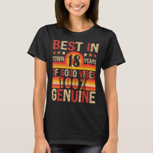 Vintage 18th Birthday Apparel  Womens Mens 18th Bi T-Shirt