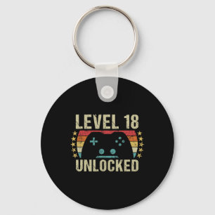 Vintage 18th Birthday Gift 18 Year Old Boy Girl Ga Key Ring