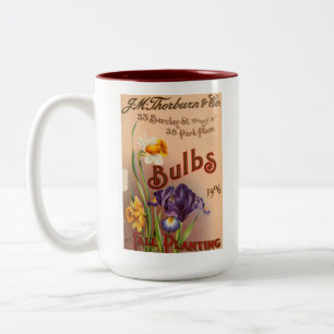 Vintage 1902 Harrison & Sons Nurseries Fall Ad Two-Tone Coffee Mug