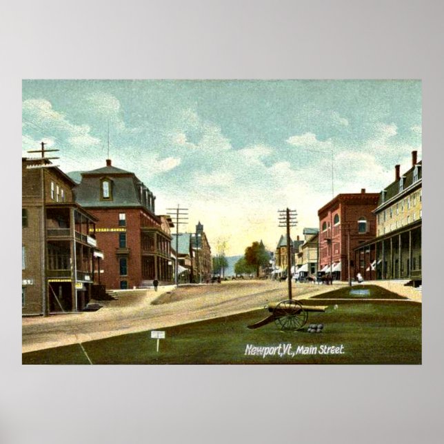 Vintage, 1908,  Newport, Vermont Poster (Front)