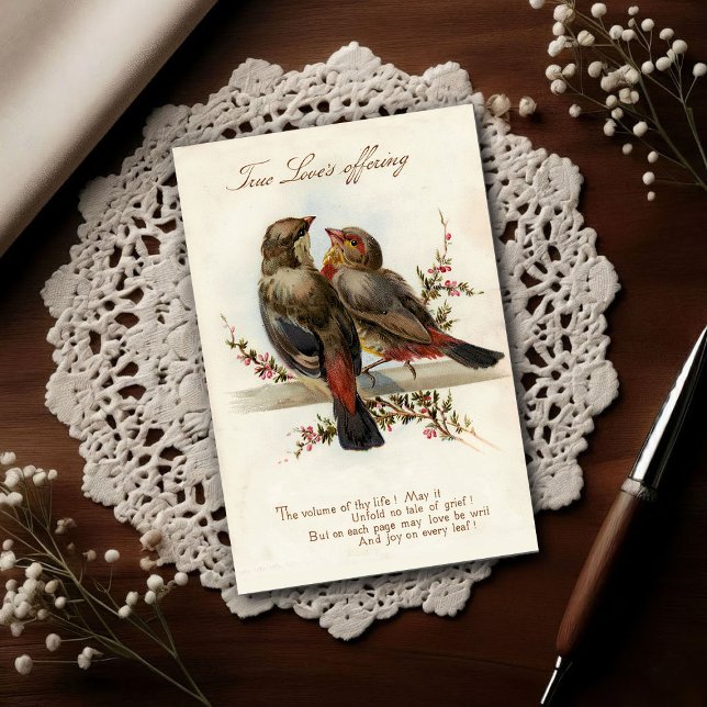 Vintage 1908 True Love's Offering Postcard (Creator Uploaded)