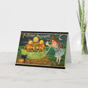 Vintage 1910 Halloween Greeting Card