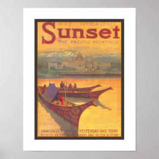 VINTAGE 1914 MAGAZINE COVER POSTER