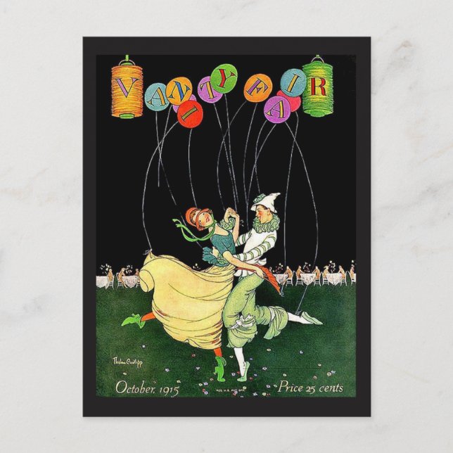 Vintage 1915 Vanity Fair Magazine Cover Postcard (Front)