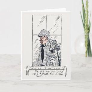 Vintage 1916 Briggs Cartoon Golf Card