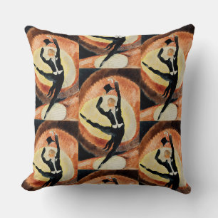 Vintage 1920 In Vaudeville Dancer Charles Demuth Cushion
