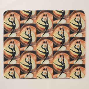 Vintage 1920 In Vaudeville Dancer Charles Demuth Sherpa Blanket