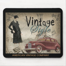Vintage 1920's 1930's Mouse Pad