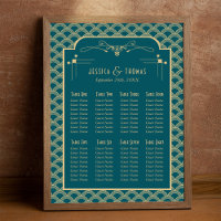 Vintage 1920's Art Deco Gatsby Wedding Seating