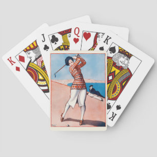 Vintage 1920's French Golf Playing Cards