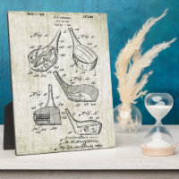 Vintage 1920s Golf Club Head Patent