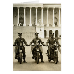 Vintage 1920s Motorcycle Cops