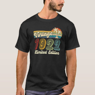 Vintage 1922 100 Years Old 100th Birthday Limited  T-Shirt