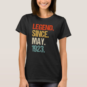 vintage 1923 100th birthday retro 100 years old   T-Shirt