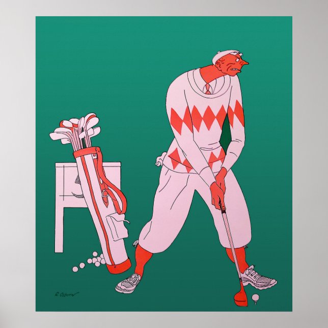 Vintage 1927 Golf Print (Front)