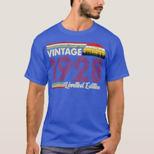 Vintage 1928 Birthday Shirt Limited Edition 1928 B