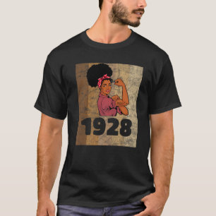 Vintage 1928 Limited Edition 95Th Birthday Afro Gi T-Shirt