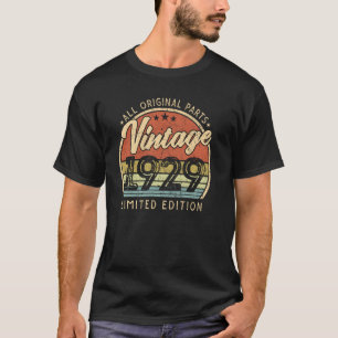Vintage 1929 Limited Edition Retro Made in 1929 Me T-Shirt