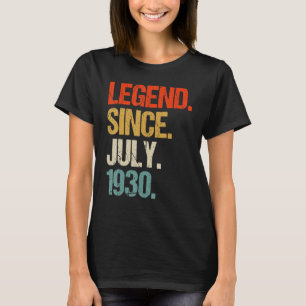 vintage 1930 93rd birthday retro 93 years old T-Shirt