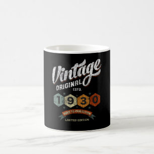 Vintage 1930 Aged to Perfection Birthday Gift Coffee Mug