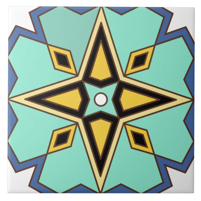 Vintage 1930s Catalina Island Tile (Front)