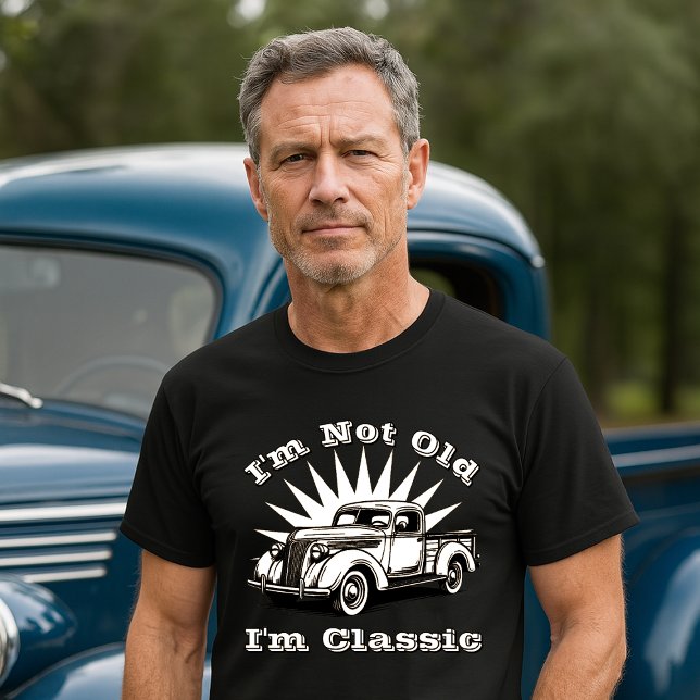 Vintage 1930's Classic Pickup Birthday Template T-Shirt (Creator Uploaded)