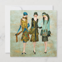 Vintage 1930's Fashion Illustration