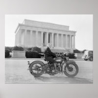 Vintage 1930s Motorcycle Mama