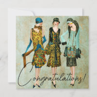 Vintage 1930's Women Congratulations!
