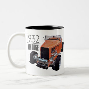 Vintage 1932 Roadster Two-Tone Coffee Mug