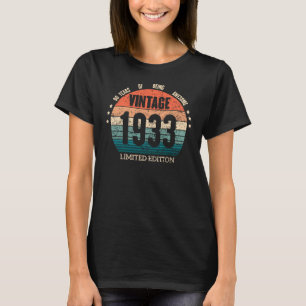 Vintage 1933 90 Year Old 90th Birthday 2 T-Shirt