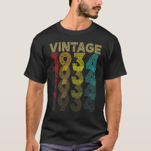 Vintage 1934   88 Years Old Men And Women 88th Bir T-Shirt