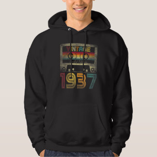 Vintage 1937 85th Birthday  Ideas Men Women Him He Hoodie