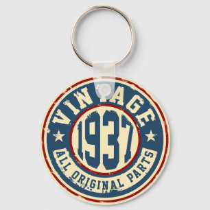 Vintage 1937 All Original Parts Key Ring