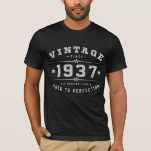 Vintage 1937 Birthday T-Shirt