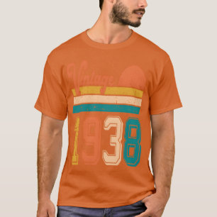 Vintage 1938 birthday gift friends T-Shirt