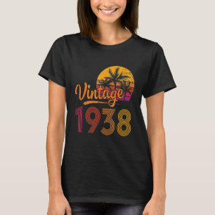 Vintage 1938 Made In 1938 85th Birthday 85 Year Ol T-Shirt