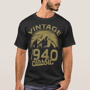 Vintage 1940 Birthday Gifts T-Shirt