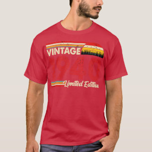 Vintage 1940 Birthday Shirt Limited Edition 1940 B