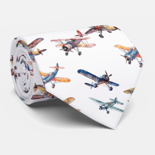 Vintage 1940s Airplanes Tie
