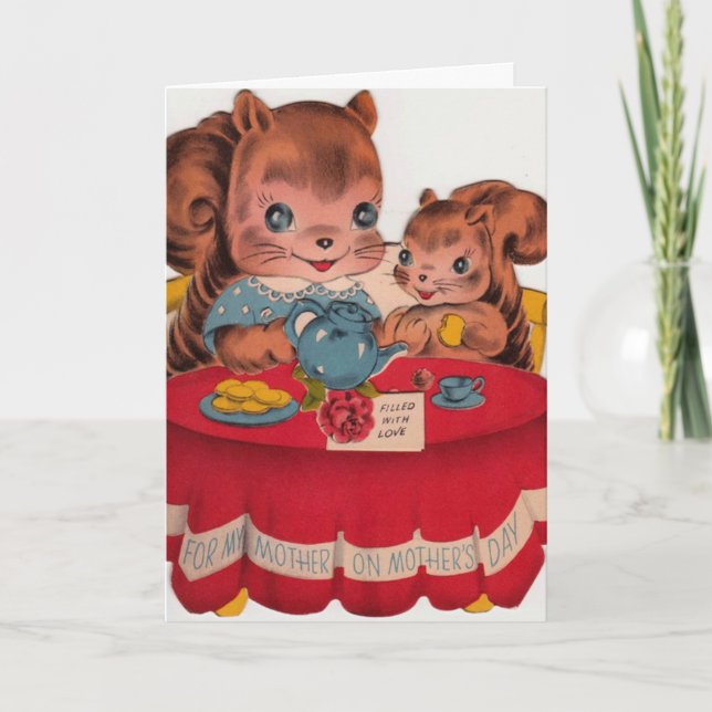 Vintage 1940s Mother's Day Greeting Card (Front)