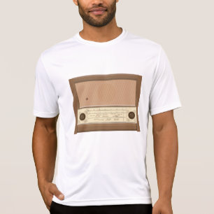 Vintage 1940s Retro Wood Radio T-Shirt
