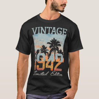 Vintage 1942 Limited Edition 80 Year Old Gifts 80t T-Shirt