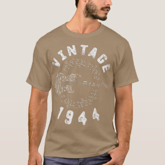 Vintage 1944 Birthday Limited Edition Guitar Music T-Shirt