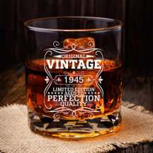 Vintage 1945 80th Birthday Aged To Perfection